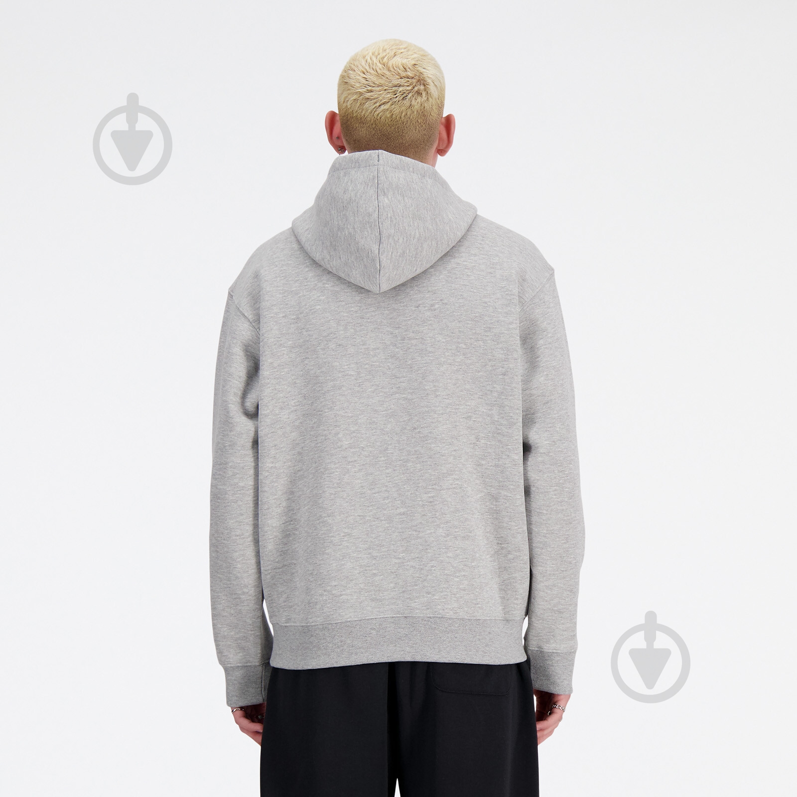 Джемпер New Balance Small Logo MT41508AG р.M сірий - фото 2 Джемпер New Balance Small Logo MT41508AG р.M сірий - фото 2