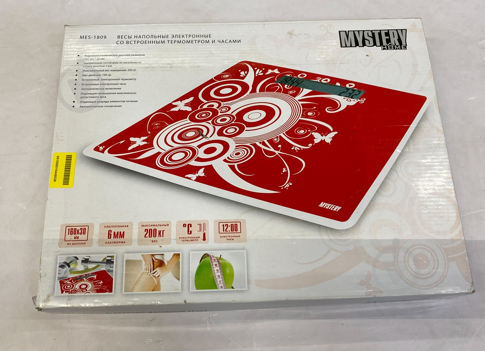 УЦІНКА! Ваги підлогові Mystery MES-1809 (УЦ №167) - фото 2 УЦІНКА! Ваги підлогові Mystery MES-1809 (УЦ №167) - фото 2