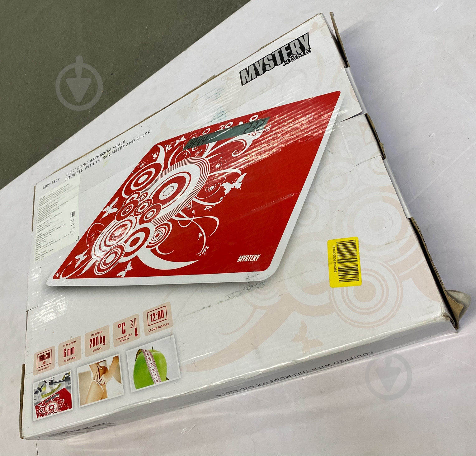 УЦІНКА! Ваги підлогові Mystery MES-1809 (УЦ №167) - фото 3 УЦІНКА! Ваги підлогові Mystery MES-1809 (УЦ №167) - фото 3
