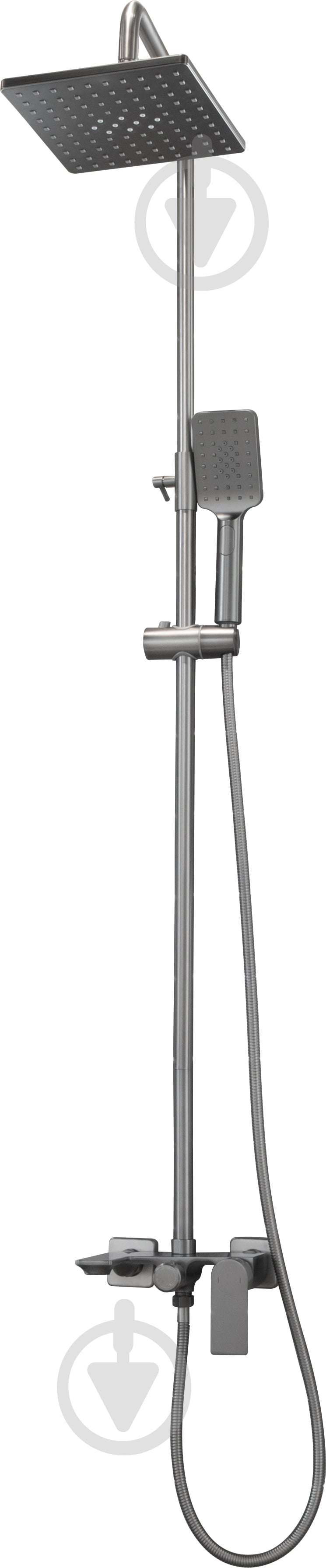 Душевая система Aqua Rodos Leonardo Gun Metal - фото 1