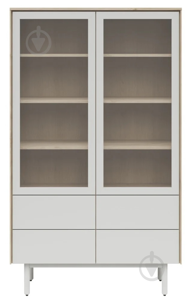 Вітрина BRW EMA 2W4ш 1770х1050х400 мм горіх джексон гікорі / світло-сірий (S593-REG2W4S-ORJ/JSZ-FMIX70-KPL01) - фото 3 Вітрина BRW EMA 2W4ш 1770х1050х400 мм горіх джексон гікорі / світло-сірий (S593-REG2W4S-ORJ/JSZ-FMIX70-KPL01) - фото 3