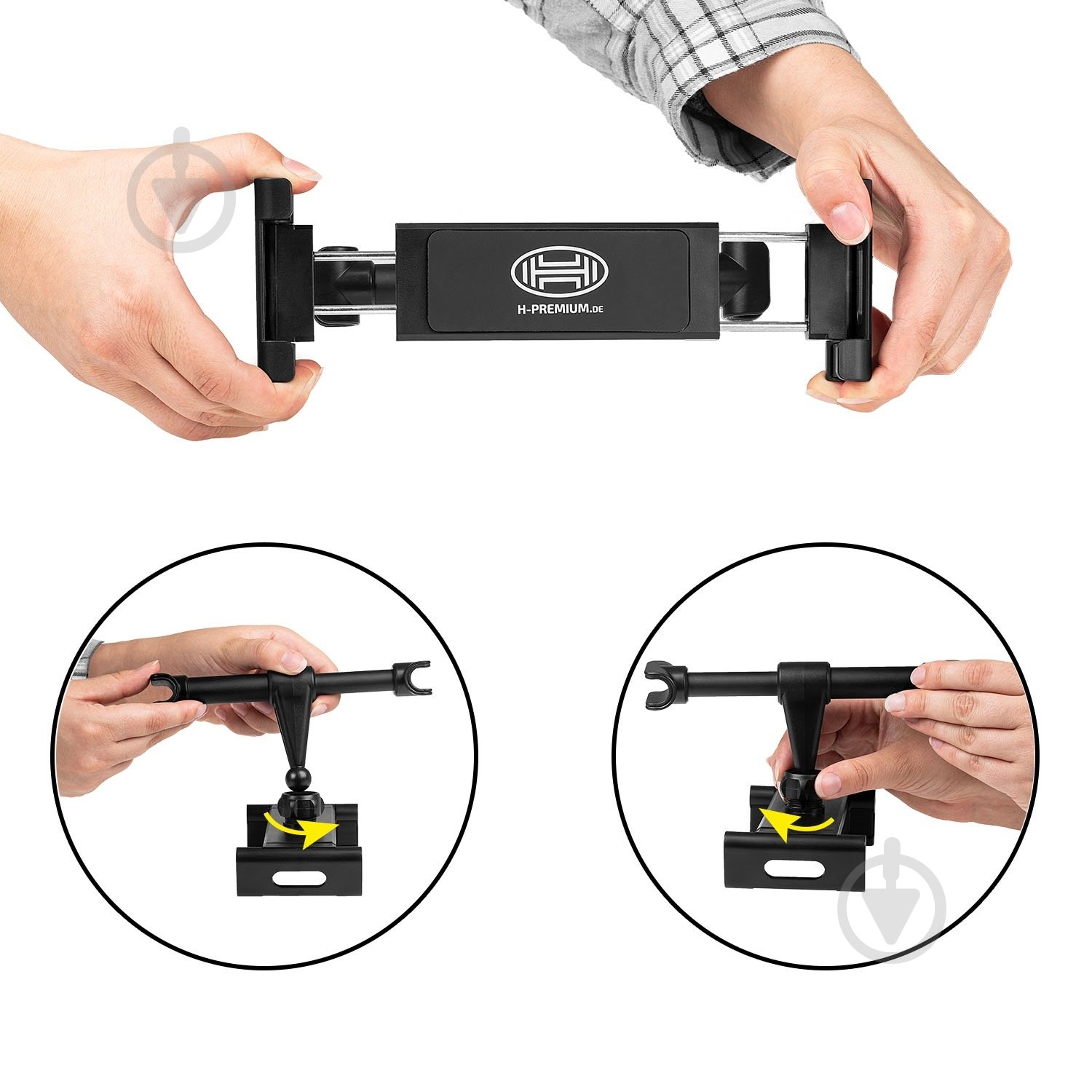 Держатель для планшета/смартфона Tablet Rack Pro Heyner черный - фото 4 Держатель для планшета/смартфона Tablet Rack Pro Heyner черный - фото 4