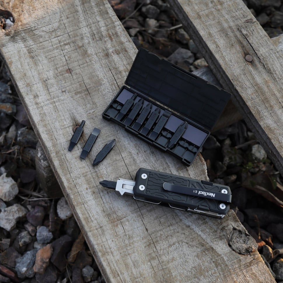 Набор NexTool бит для мультитулов Flagship Captain и Pocket tool NE20359 - фото 7