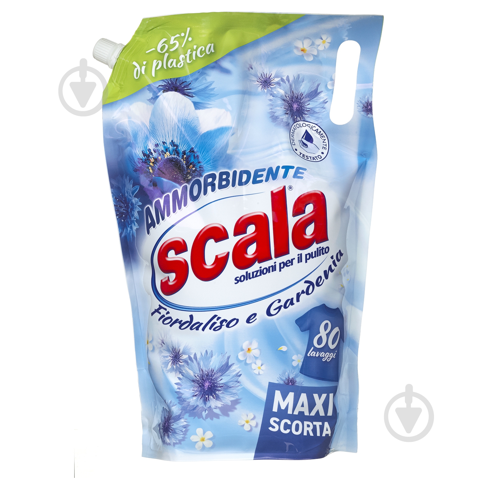 Кондиционер-ополаскиватель Scala Ammorbidente Fiordalisio & Gardenia (дойпак) 2 л - фото 1 Кондиционер-ополаскиватель Scala Ammorbidente Fiordalisio & Gardenia (дойпак) 2 л - фото 1