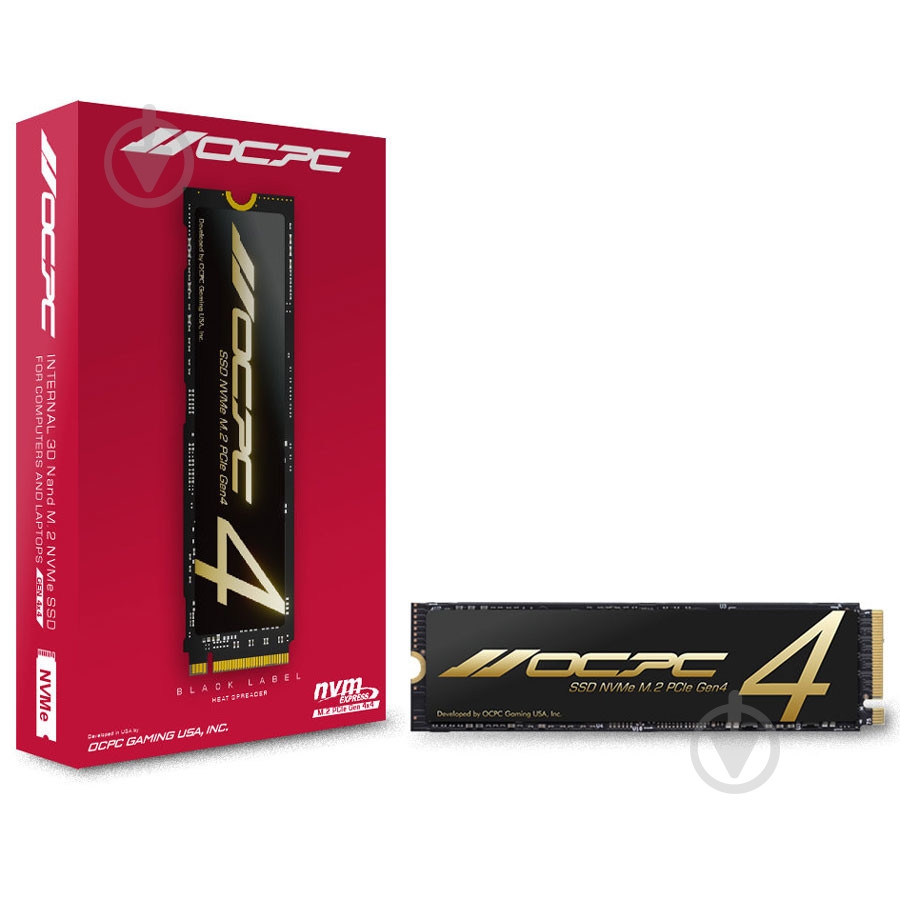 SSD-накопитель OCPC 2000GB M.2 PCI Express 4.0 x4 (SSDM2PCIE4HP2TB) - фото 3