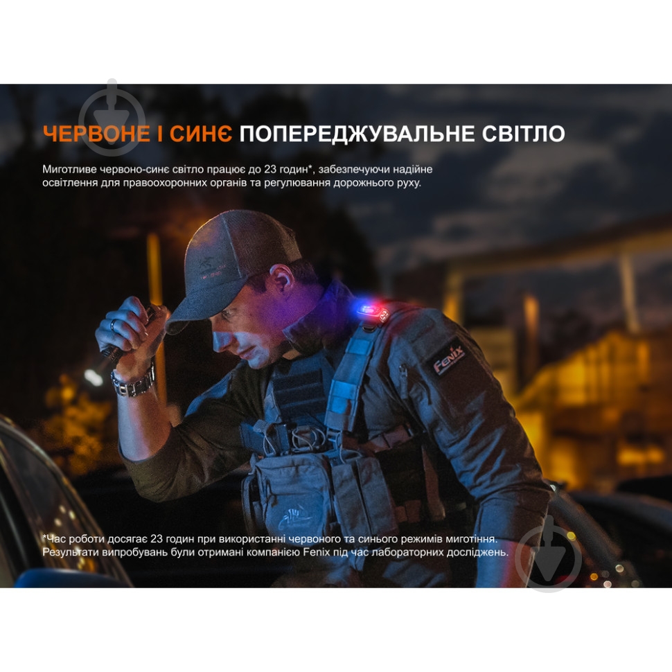 Фонарь Fenix Light 300 Lm черный E04RW - фото 4