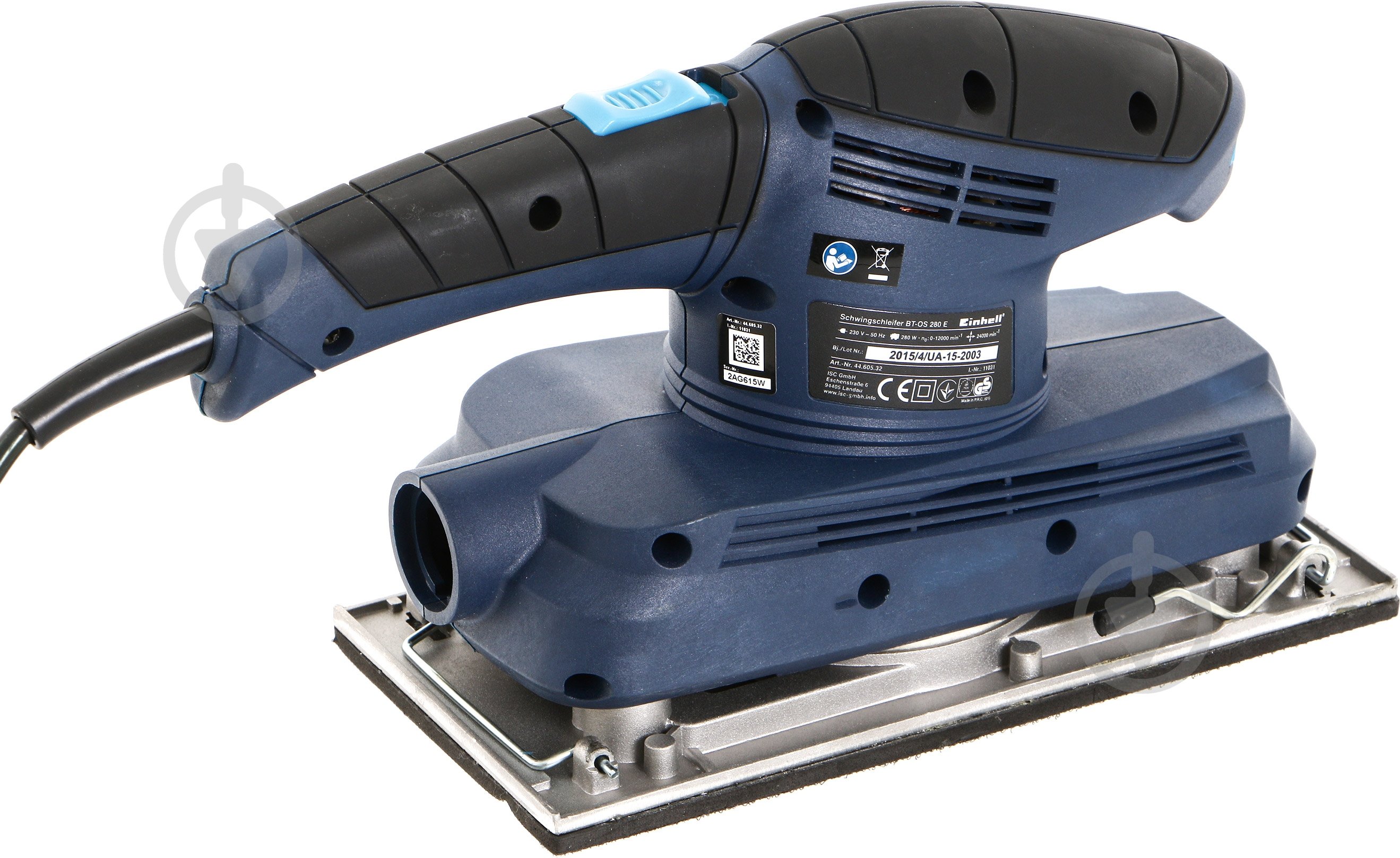 Вибрационная шлифмашина Einhell 4460532 - фото 2 Вибрационная шлифмашина Einhell 4460532 - фото 2