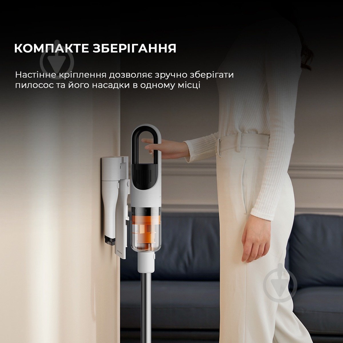 Пылесос аккумуляторный Deerma T10W (DEM-T10W) white - фото 12