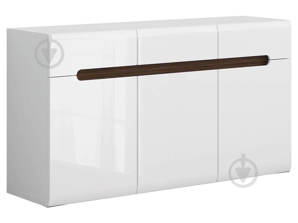 Комод BRW AZTECA TRIO 3д3ш 1500x840x410 мм /білий глянець (S504-KOM3D3S/8/15-BI/BIP) - фото 1 Комод BRW AZTECA TRIO 3д3ш 1500x840x410 мм /білий глянець (S504-KOM3D3S/8/15-BI/BIP) - фото 1
