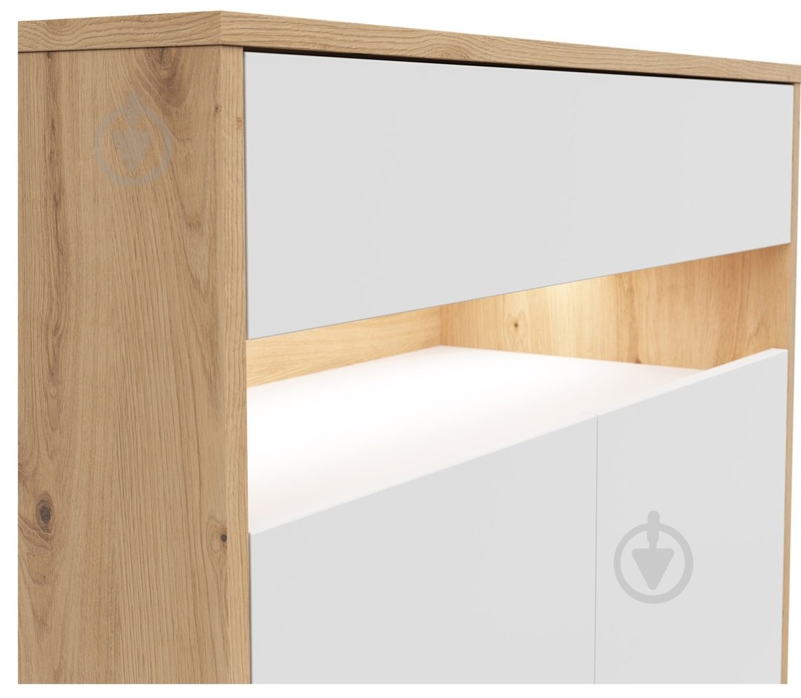 Комод BRW GAP 2д1ш 900x1080x450 мм білий/дуб артізан (S572-KOM2D1S-DASN/BI/RAL7021-FMIX70-KPL01) - фото 3 Комод BRW GAP 2д1ш 900x1080x450 мм білий/дуб артізан (S572-KOM2D1S-DASN/BI/RAL7021-FMIX70-KPL01) - фото 3