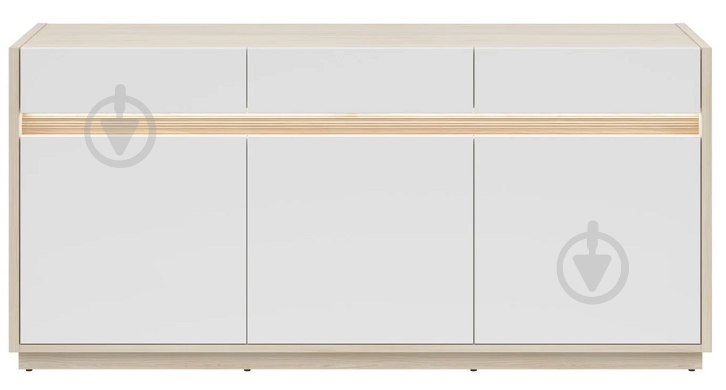 Комод BRW KIM 3д3ш 1720x808x420 мм дуб ріва світлий/білий (S645-KOM3D3S-DRJ/BI) - фото 3 Комод BRW KIM 3д3ш 1720x808x420 мм дуб ріва світлий/білий (S645-KOM3D3S-DRJ/BI) - фото 3