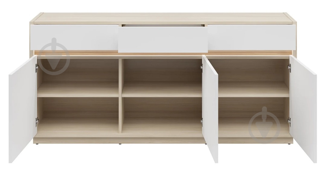 Комод BRW KIM 3д3ш 1720x808x420 мм дуб ріва світлий/білий (S645-KOM3D3S-DRJ/BI) - фото 8 Комод BRW KIM 3д3ш 1720x808x420 мм дуб ріва світлий/білий (S645-KOM3D3S-DRJ/BI) - фото 8