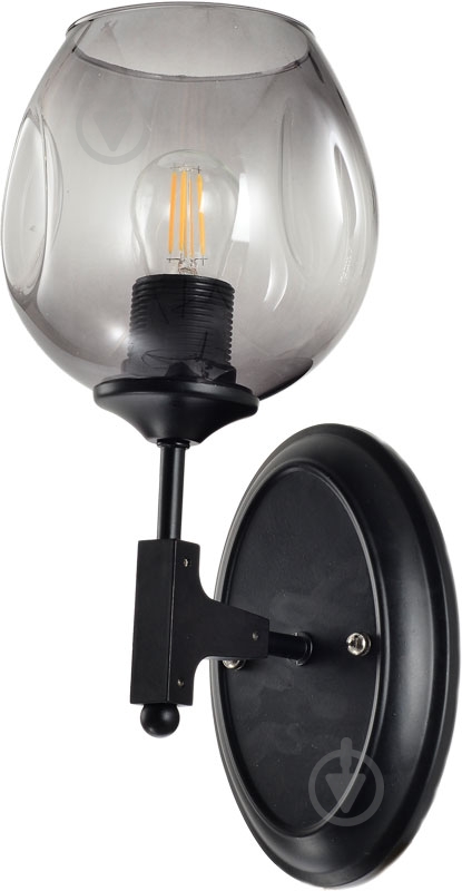 Светильник настенный Accento lighting Molecule 1x60 Вт E27 черный - фото 1