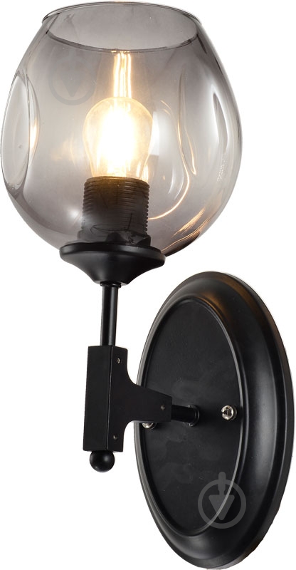 Светильник настенный Accento lighting Molecule 1x60 Вт E27 черный - фото 2