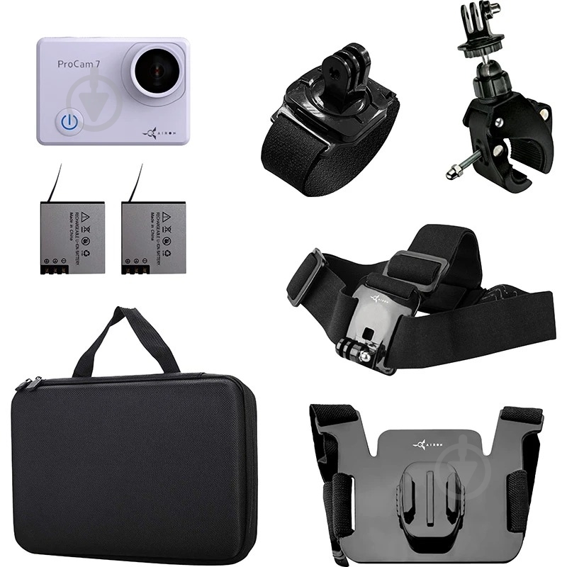 Набір велосипедиста AIRON з ProCam 7 grey (69477915500071) - фото 1 Набір велосипедиста AIRON з ProCam 7 grey (69477915500071) - фото 1