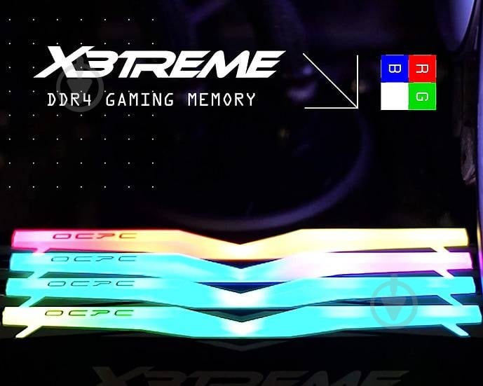 Оперативная память OCPC DDR4 SDRAM 16 GB (2x8GB) 4000 MHz (MMX3A2K16GD440C19BL) - фото 4 Оперативная память OCPC DDR4 SDRAM 16 GB (2x8GB) 4000 MHz (MMX3A2K16GD440C19BL) - фото 4