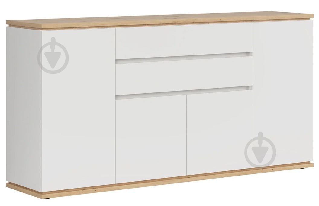 Комод BRW YAMAEL 4д2ш 1840x930x420 мм білий/дуб артізан (S570-KOM4D2S-BI/DASN) - фото 1 Комод BRW YAMAEL 4д2ш 1840x930x420 мм білий/дуб артізан (S570-KOM4D2S-BI/DASN) - фото 1