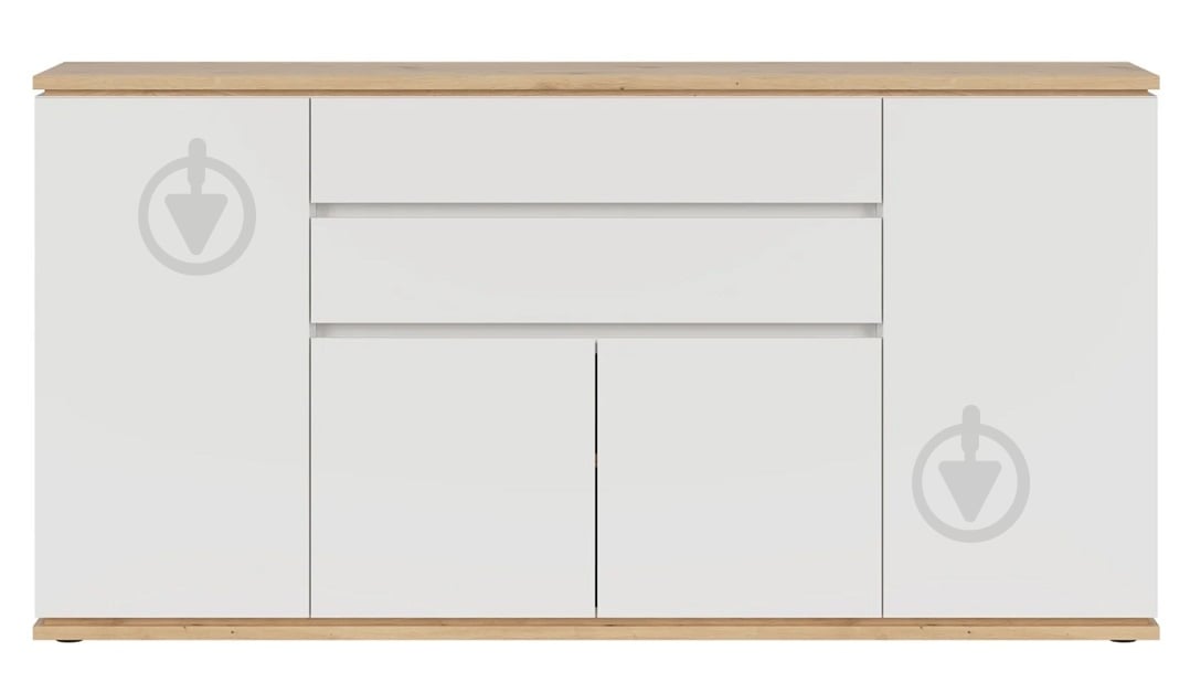 Комод BRW YAMAEL 4д2ш 1840x930x420 мм білий/дуб артізан (S570-KOM4D2S-BI/DASN) - фото 2 Комод BRW YAMAEL 4д2ш 1840x930x420 мм білий/дуб артізан (S570-KOM4D2S-BI/DASN) - фото 2