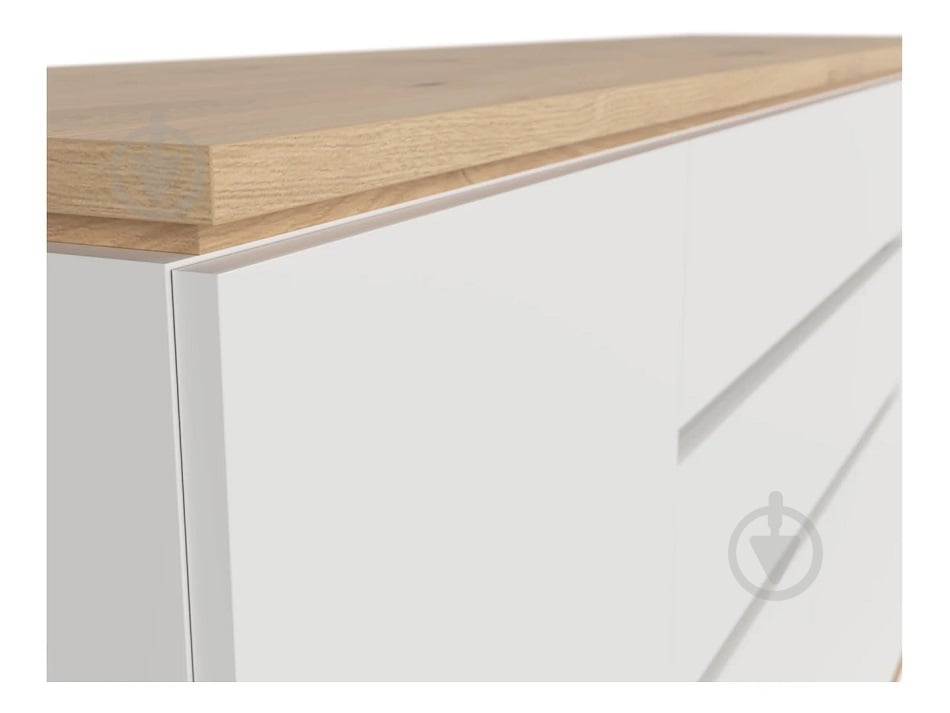 Комод BRW YAMAEL 4д2ш 1840x930x420 мм білий/дуб артізан (S570-KOM4D2S-BI/DASN) - фото 3 Комод BRW YAMAEL 4д2ш 1840x930x420 мм білий/дуб артізан (S570-KOM4D2S-BI/DASN) - фото 3