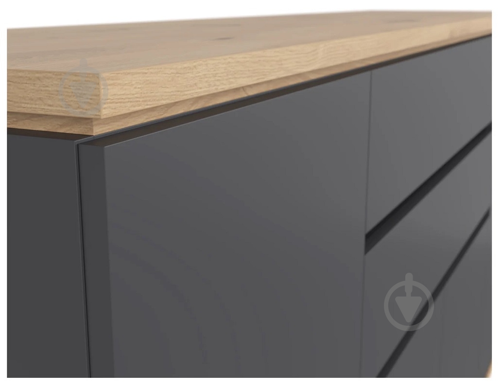 Комод BRW YAMAEL 4д2ш 1840x930x420 мм графіт/дуб артізан (S570-KOM4D2S-GF/DASN) - фото 3 Комод BRW YAMAEL 4д2ш 1840x930x420 мм графіт/дуб артізан (S570-KOM4D2S-GF/DASN) - фото 3