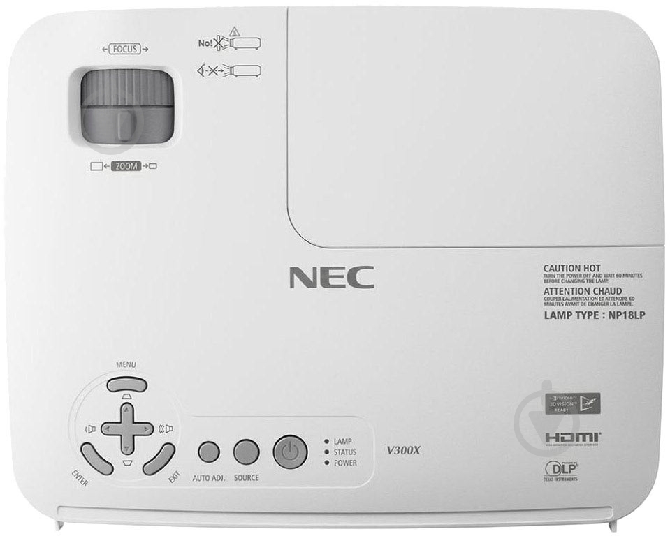 Проектор NEC V281W (60003635) - фото 2 Проектор NEC V281W (60003635) - фото 2