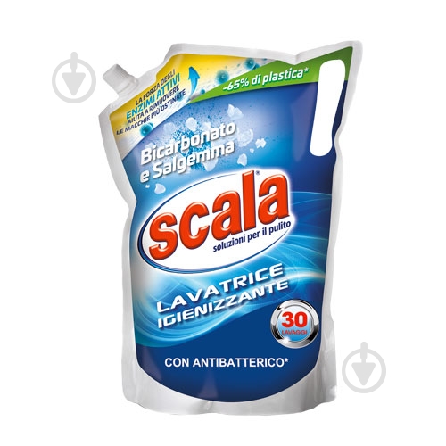 Гель для машинной и ручной стирки Scala Lavatrice Bicarbonato e Salgemma (дойпак) 1,5 л - фото 1 Гель для машинной и ручной стирки Scala Lavatrice Bicarbonato e Salgemma (дойпак) 1,5 л - фото 1