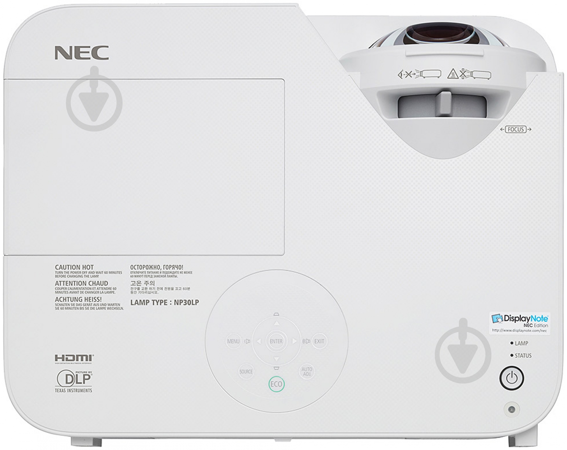 Проектор NEC M352WS (60003461) - фото 4 Проектор NEC M352WS (60003461) - фото 4