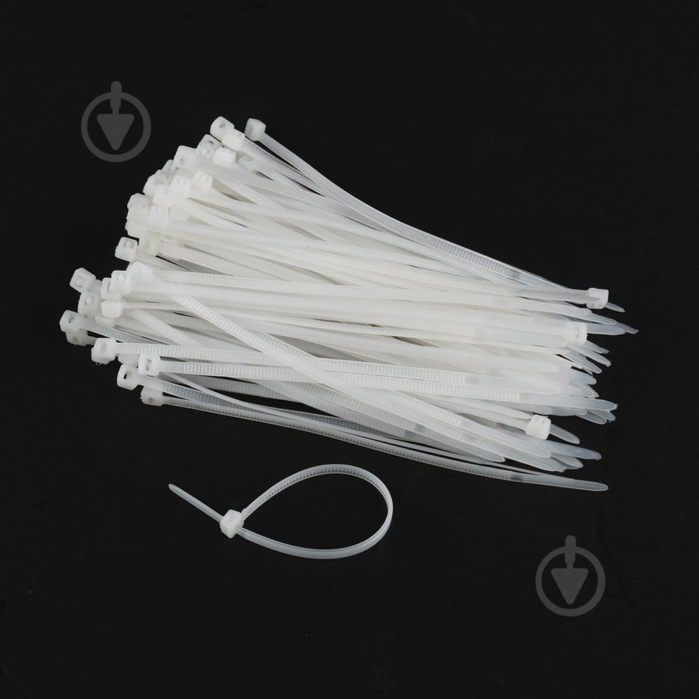 Стяжка кабельная Cablexpert NYT-150/25, 150 мм / 2.5 мм 100 шт. белый - фото 3 Стяжка кабельная Cablexpert NYT-150/25, 150 мм / 2.5 мм 100 шт. белый - фото 3