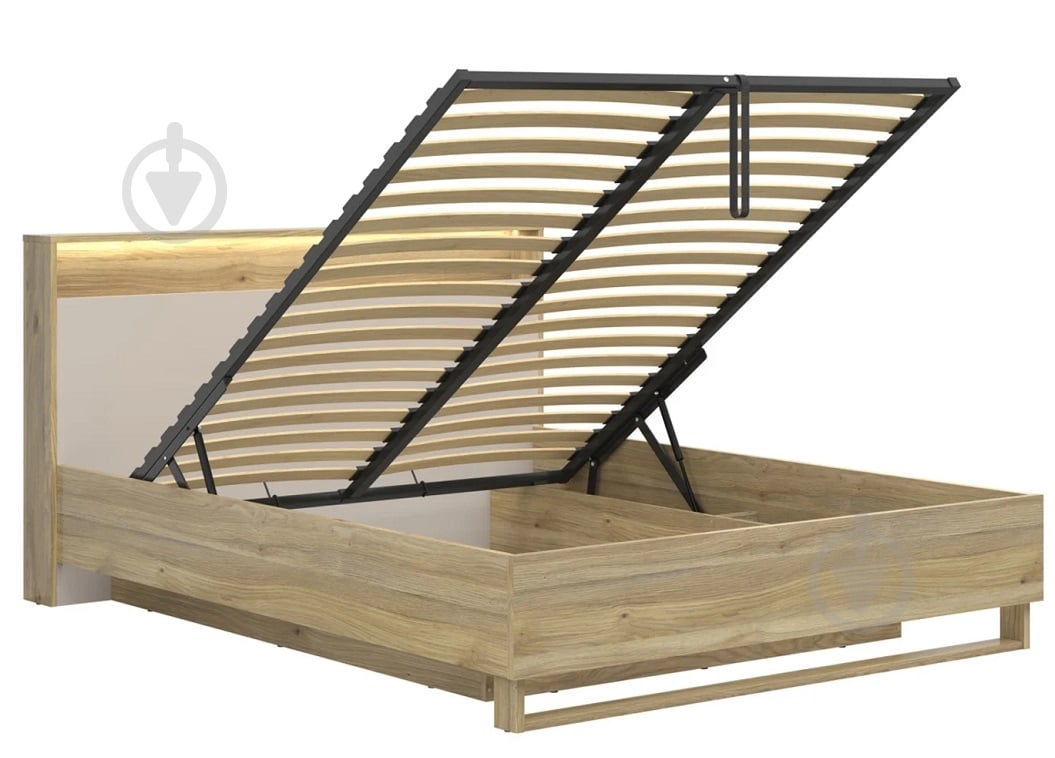 Кровать BRW 160 DALVA 160x200 см дуб маувелла/кашемир - фото 5 Кровать BRW 160 DALVA 160x200 см дуб маувелла/кашемир - фото 5