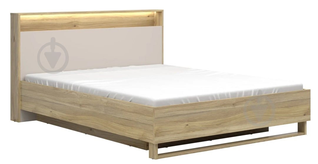 Кровать BRW 160 DALVA 160x200 см дуб маувелла/кашемир - фото 6 Кровать BRW 160 DALVA 160x200 см дуб маувелла/кашемир - фото 6