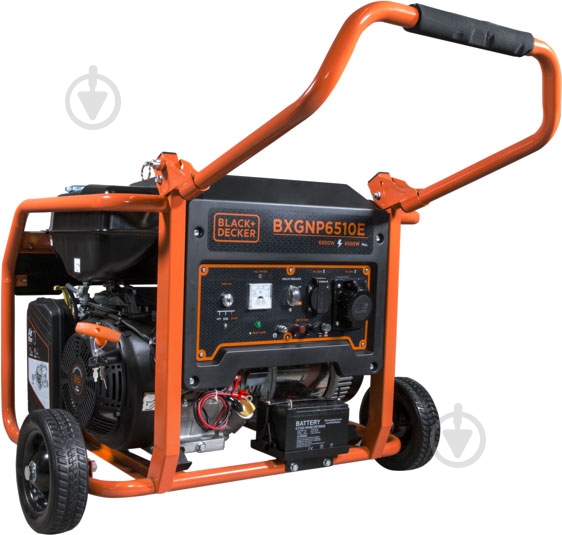 Генератор бензиновый Black+Decker BXGNP6510E 6 кВт / 6,5 кВт 230 В 6806428 - фото 11