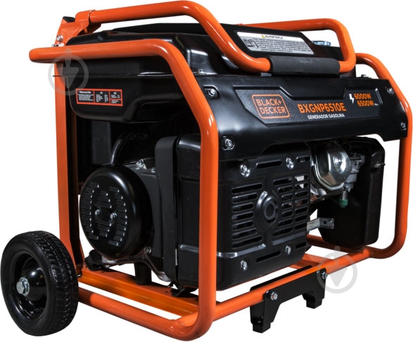 Генератор бензиновый Black+Decker BXGNP6510E 6 кВт / 6,5 кВт 230 В 6806428 - фото 8