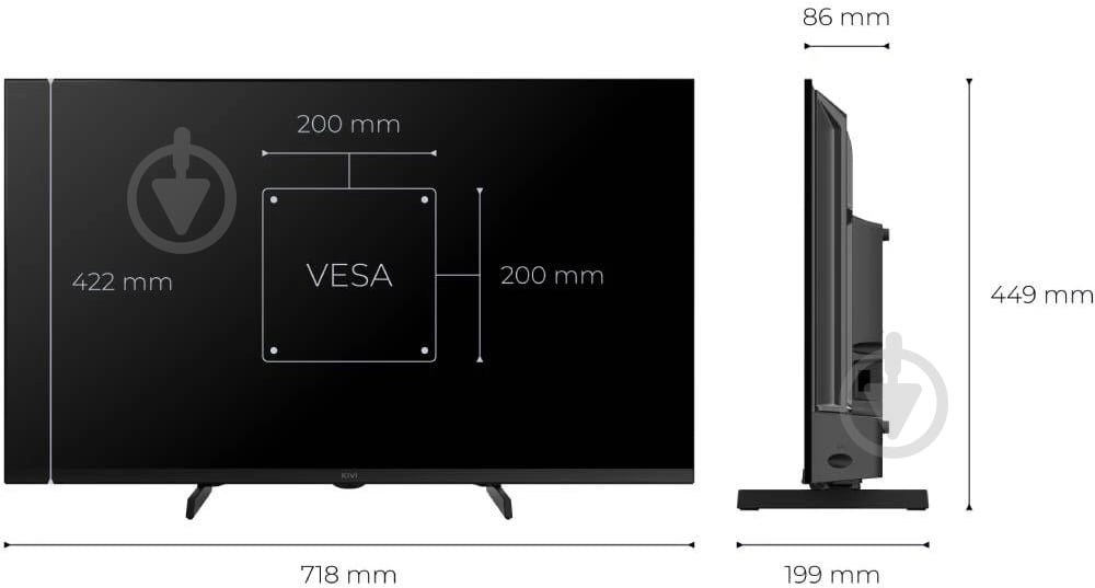 Телевизор Kivi 32F720QB - фото 6