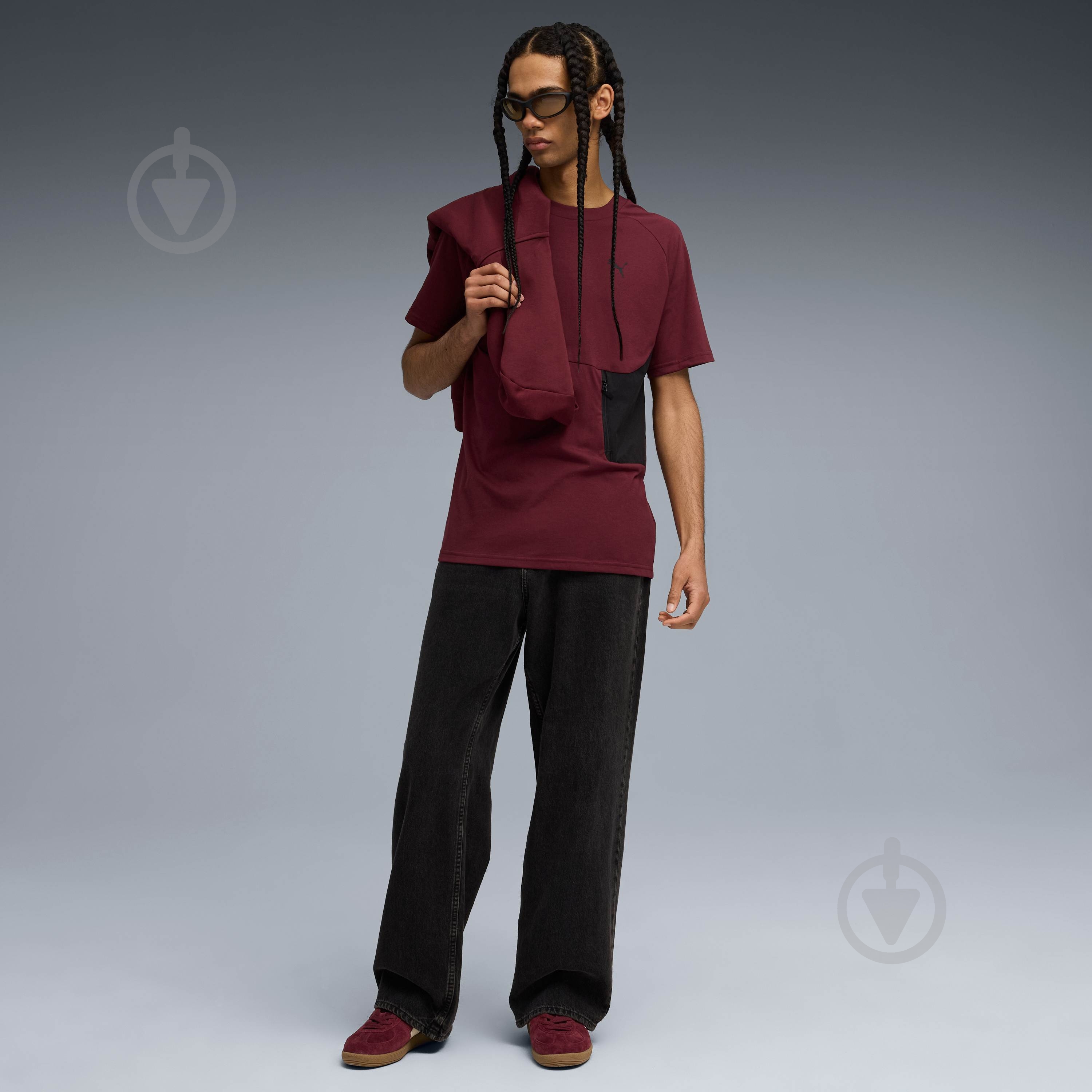 Футболка Puma PUMATECH Pocket Tee 62967396 р.XL бордовый - фото 3 Футболка Puma PUMATECH Pocket Tee 62967396 р.XL бордовый - фото 3