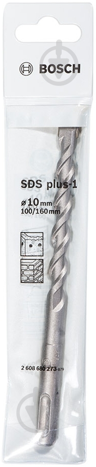 Бур Bosch 1 SDS-plus 10x100 мм 160 мм 2608680273 - фото 4