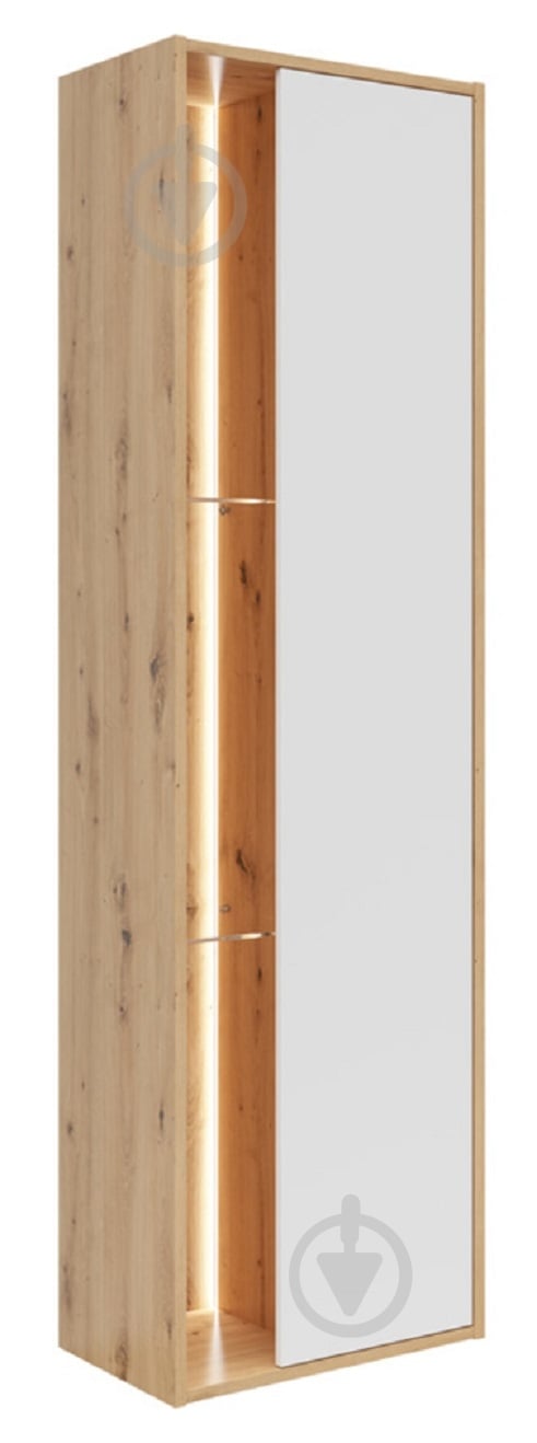 Стелаж BRW GAP 1д 1900х520х370 мм дуб артізан/білий (S572-SFW1D_A-DASN/BI-FMIX70-KPL01) - фото 1 Стелаж BRW GAP 1д 1900х520х370 мм дуб артізан/білий (S572-SFW1D_A-DASN/BI-FMIX70-KPL01) - фото 1