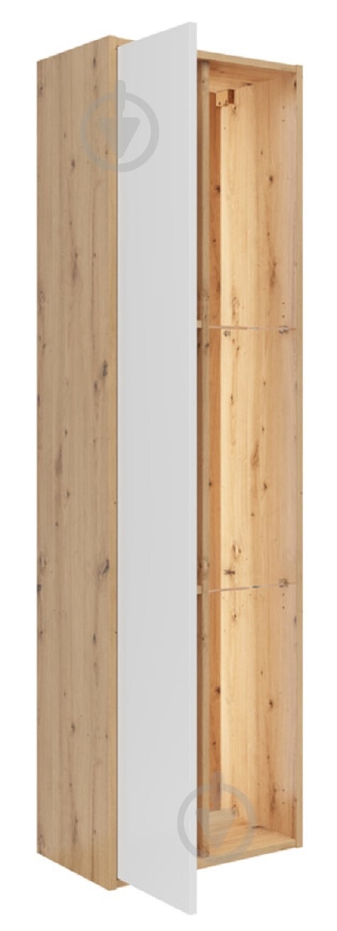 Стелаж BRW GAP 1д 1900х520х370 мм дуб артізан/білий (S572-SFW1D_A-DASN/BI-FMIX70-KPL01) - фото 4 Стелаж BRW GAP 1д 1900х520х370 мм дуб артізан/білий (S572-SFW1D_A-DASN/BI-FMIX70-KPL01) - фото 4