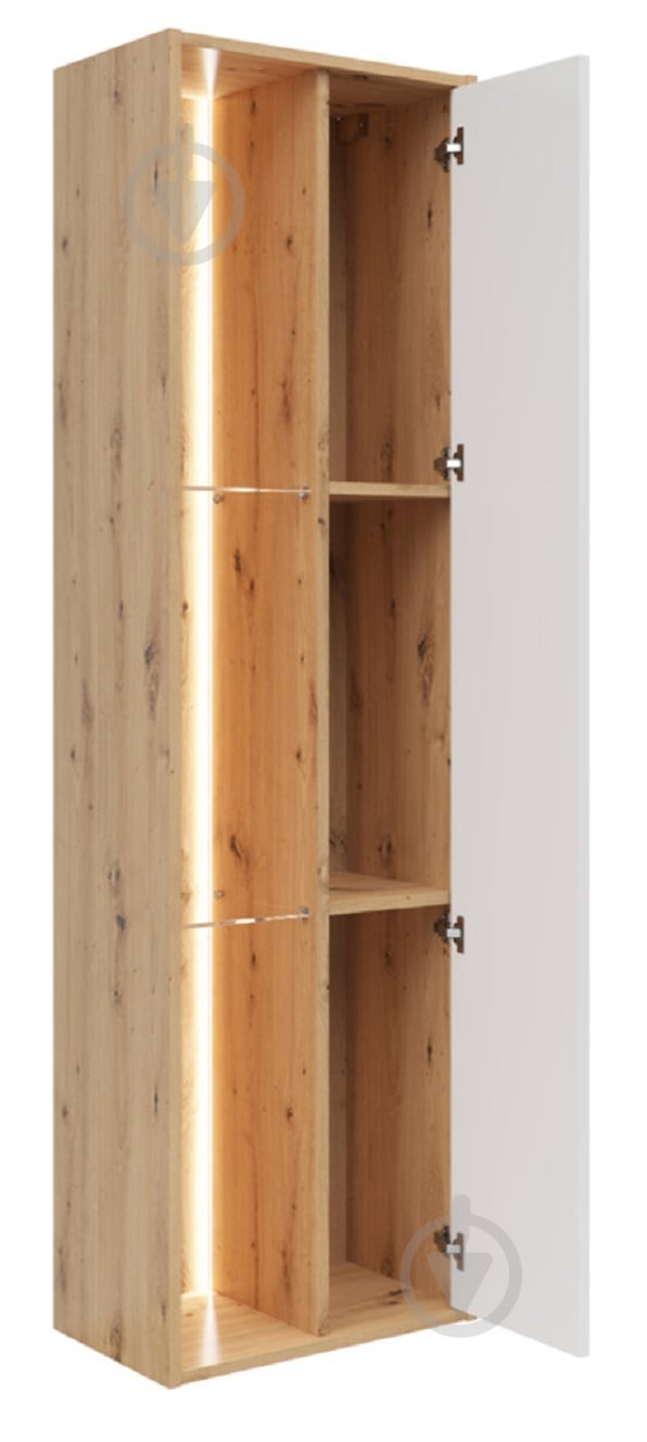 Стелаж BRW GAP 1д 1900х520х370 мм дуб артізан/білий (S572-SFW1D_A-DASN/BI-FMIX70-KPL01) - фото 6 Стелаж BRW GAP 1д 1900х520х370 мм дуб артізан/білий (S572-SFW1D_A-DASN/BI-FMIX70-KPL01) - фото 6