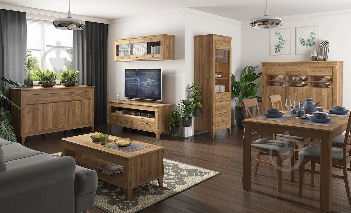 Стіл журнальний BRW BERGEN 1300x550x450 мм модрина сібіу золотиста/(S359-LAW/130-MSZ) - фото 7