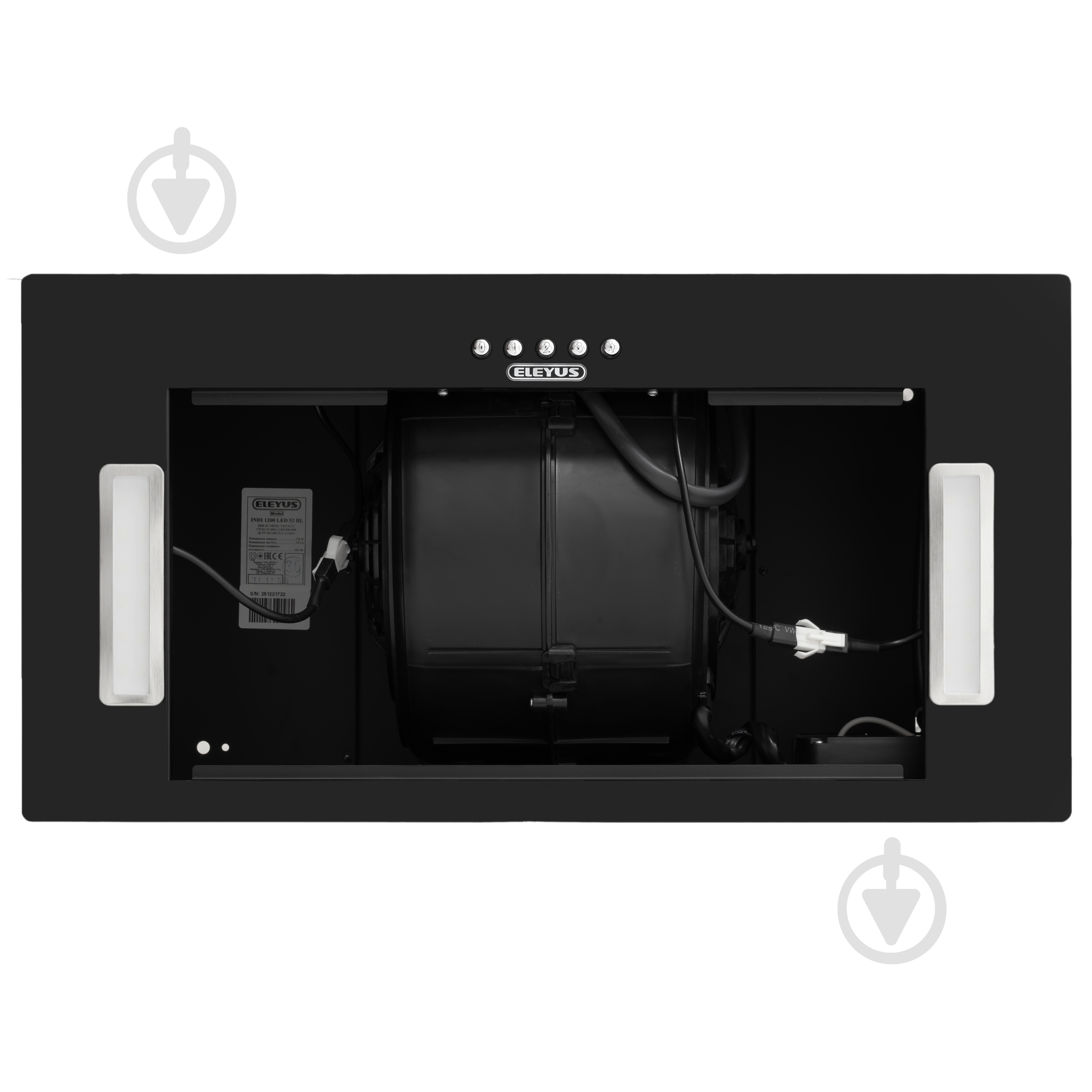 Вытяжка Eleyus INDI 1200 LED 52 BL - фото 7 Вытяжка Eleyus INDI 1200 LED 52 BL - фото 7