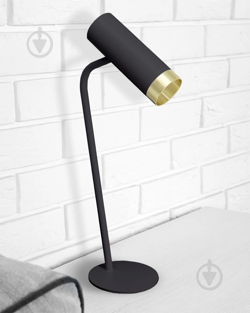 Настольная лампа Goldlux Fado 1x10 Вт GU10 черный 326034 - фото 2