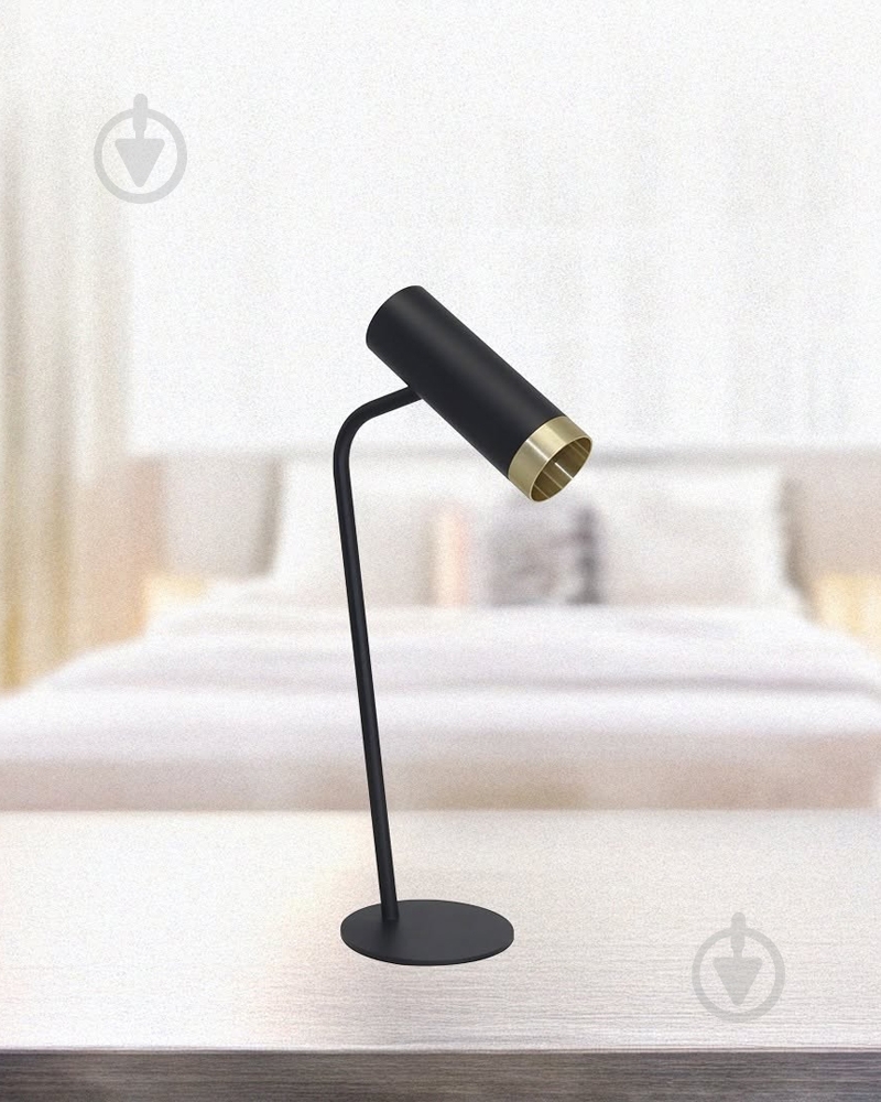 Настольная лампа Goldlux Fado 1x10 Вт GU10 черный 326034 - фото 3