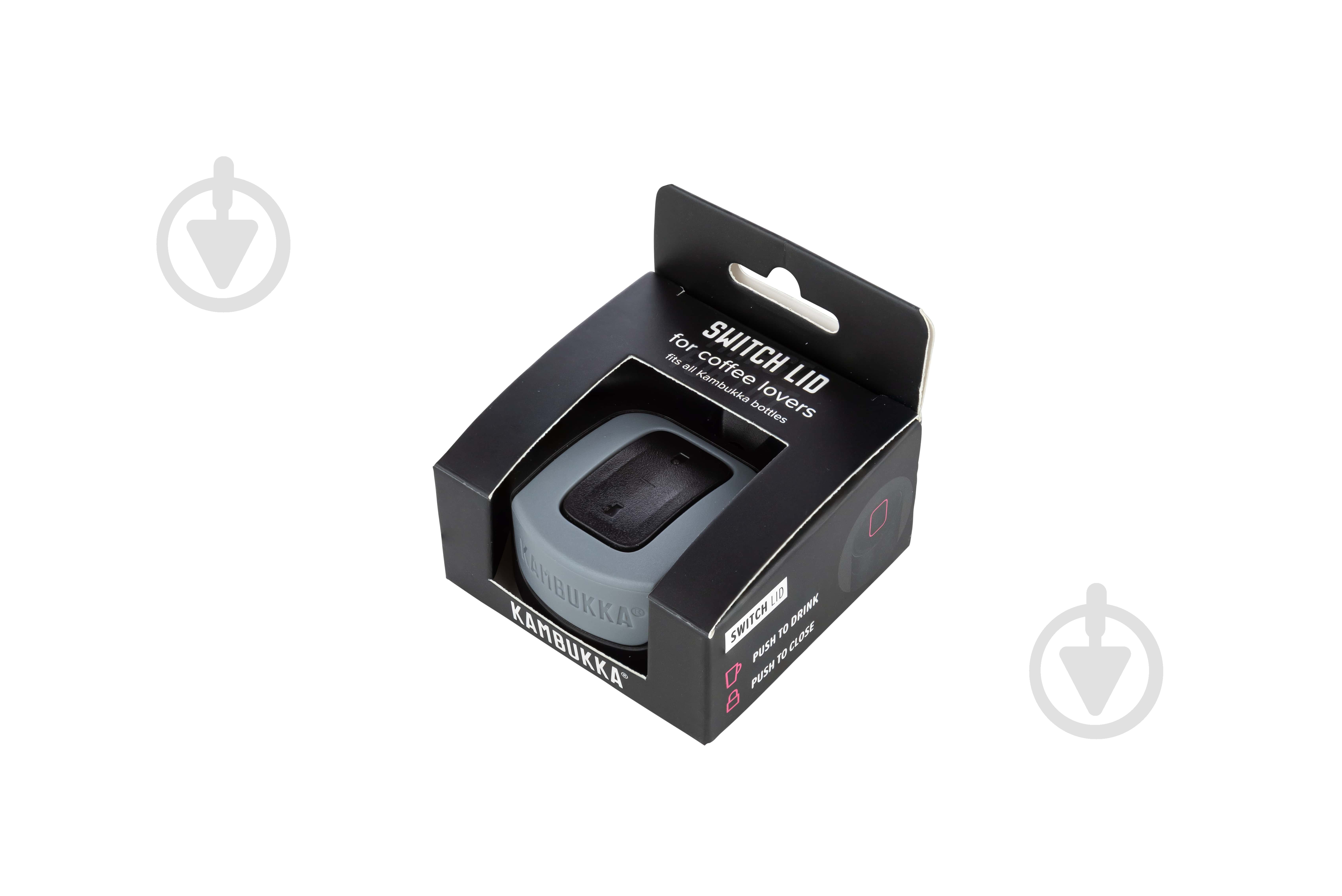 Кришка Kambukka Switch з технологією Snapclean чорна - фото 2