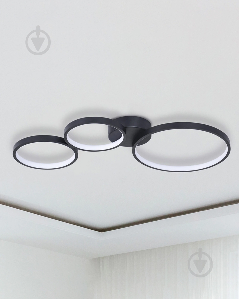 Світильник стельовий Goldlux Flamenco 33 Вт чорний 4000 К 331014 - фото 2 Світильник стельовий Goldlux Flamenco 33 Вт чорний 4000 К 331014 - фото 2