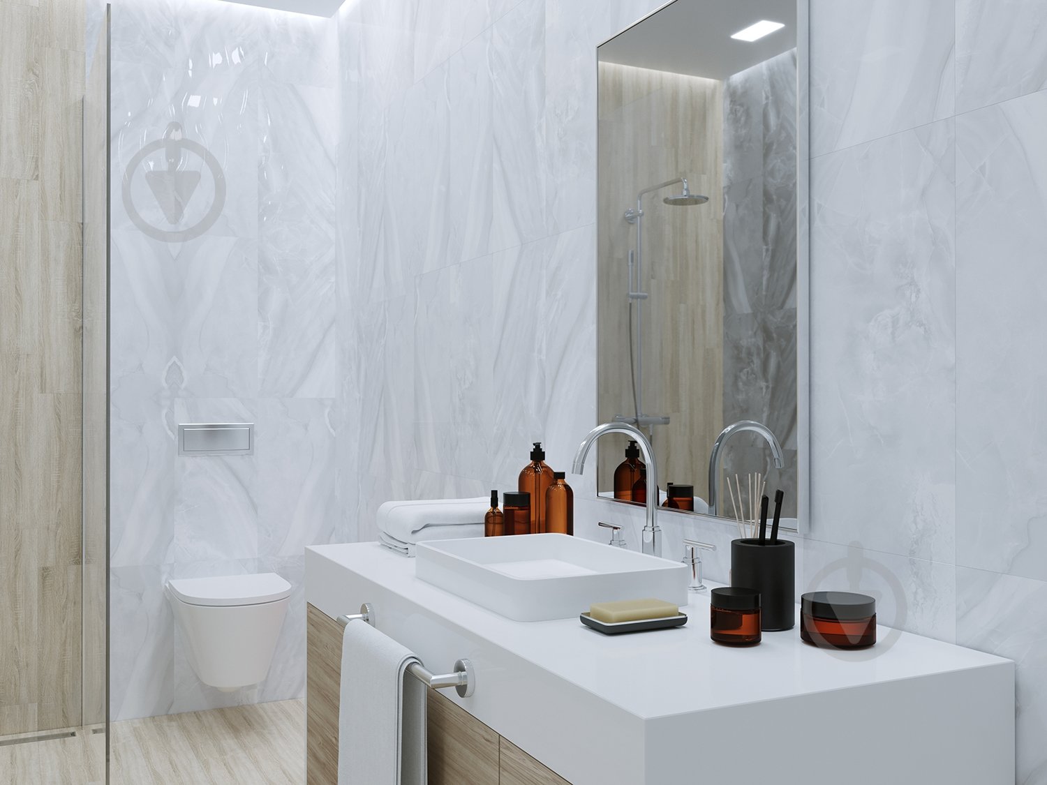 Плитка Golden Tile Lazurro grey 3L2051 30x60 см - фото 2