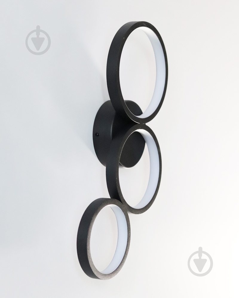 Світильник настінний Goldlux Flamenco LED-модуль чорний 331038 - фото 3