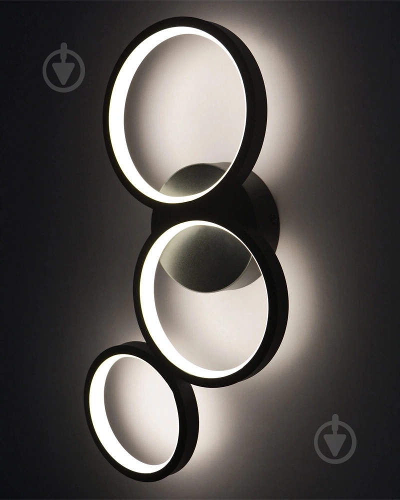 Світильник настінний Goldlux Flamenco LED-модуль чорний 331038 - фото 8