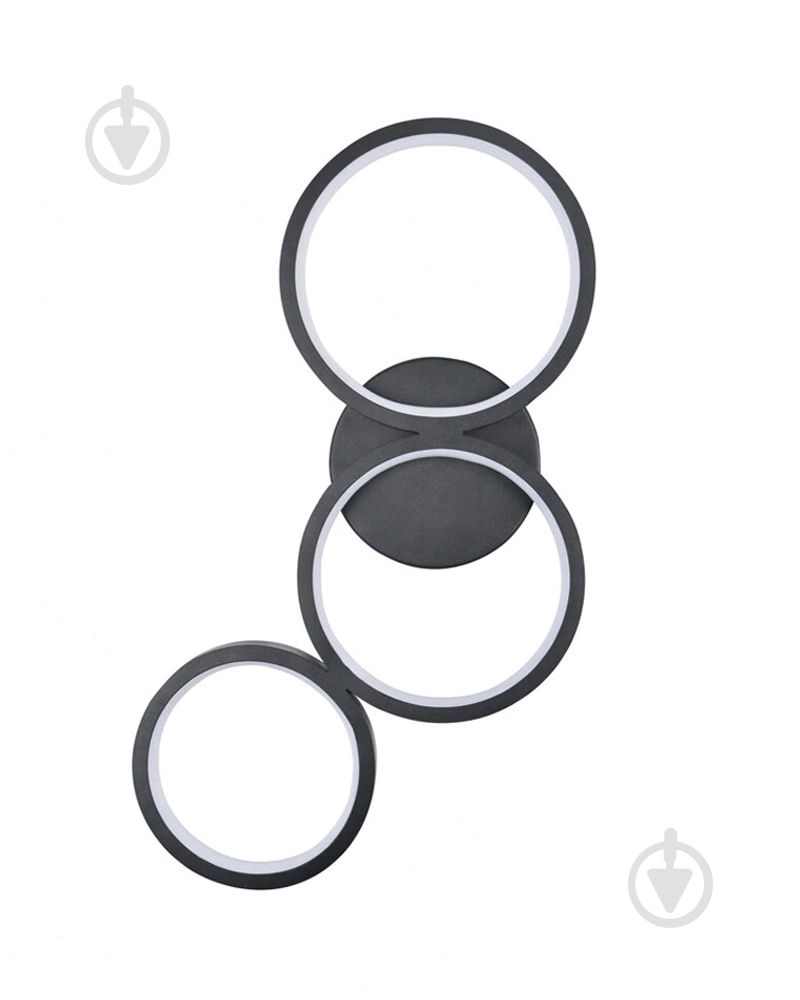 Світильник настінний Goldlux Flamenco LED-модуль чорний 331038 - фото 1