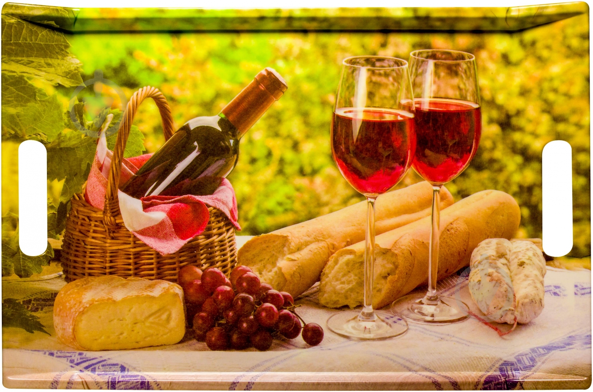 Поднос Пикник 47x31 см - фото 1 Поднос Пикник 47x31 см - фото 1