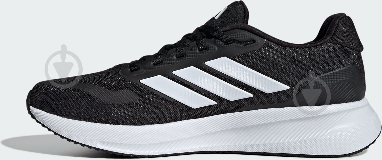 Кросівки чоловічі Adidas Runfalcon 5 Wide IE0552 р.42 чорні - фото 2